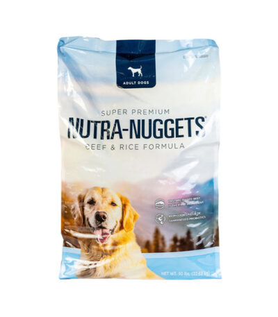 Nutra-Nuggets Super Premium Beef & Rice Formula Dog Food lb