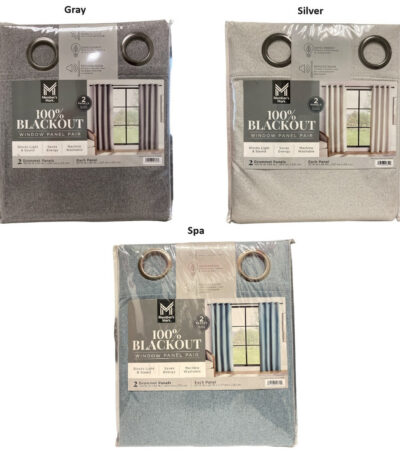Member's Mark 100% Blackout Grommet Window Panel, 50"X84"